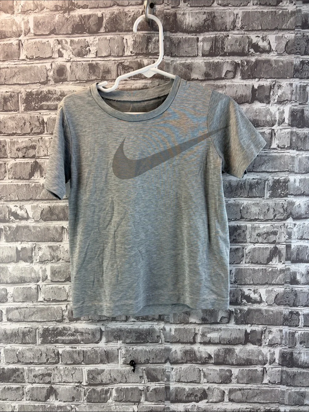 Nike‎ Light Grey Heather Swoosh Tee